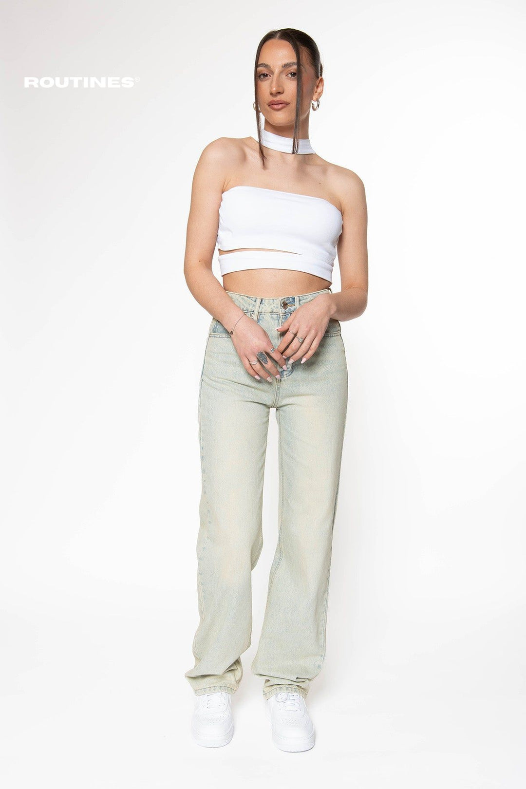Andrea Vintage Straight Leg Jeans Jeans Routines Fashion   