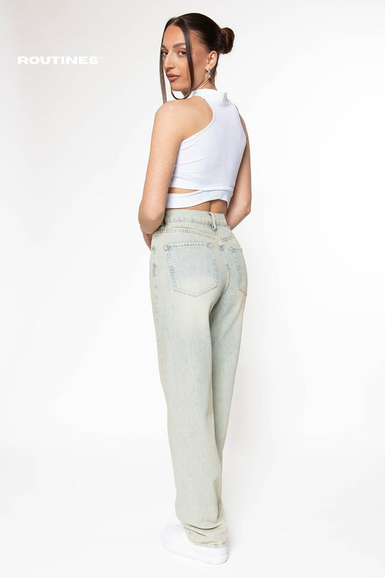 Andrea Vintage Straight Leg Jeans Jeans Routines Fashion   
