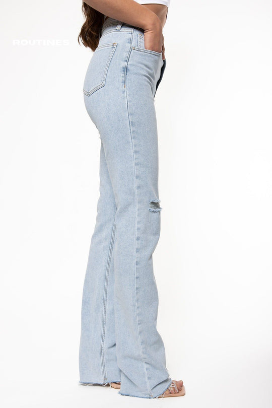 Harper Stretch Straight Leg Jeans - EXTRA TALL Jeans Routines Fashion   