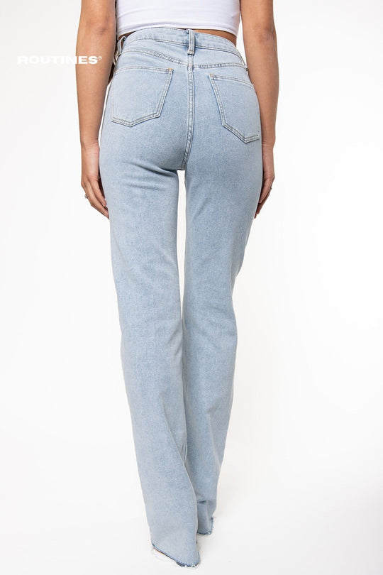 Harper Stretch Straight Leg Jeans - EXTRA TALL Jeans Routines Fashion   