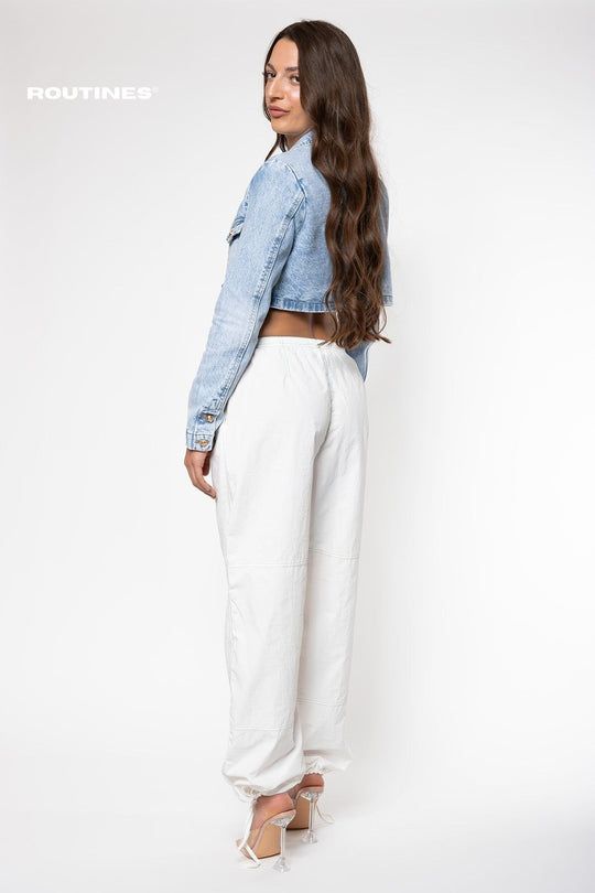 Jade Cropped Blazer Jeans Blazer Routines Fashion   