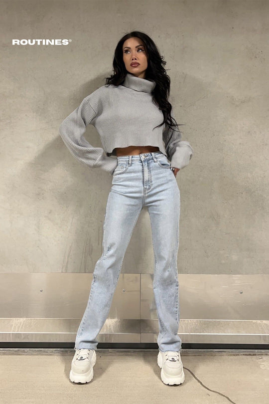 Jessica Stretch Straight Leg Jeans Jeans Routines Fashion   