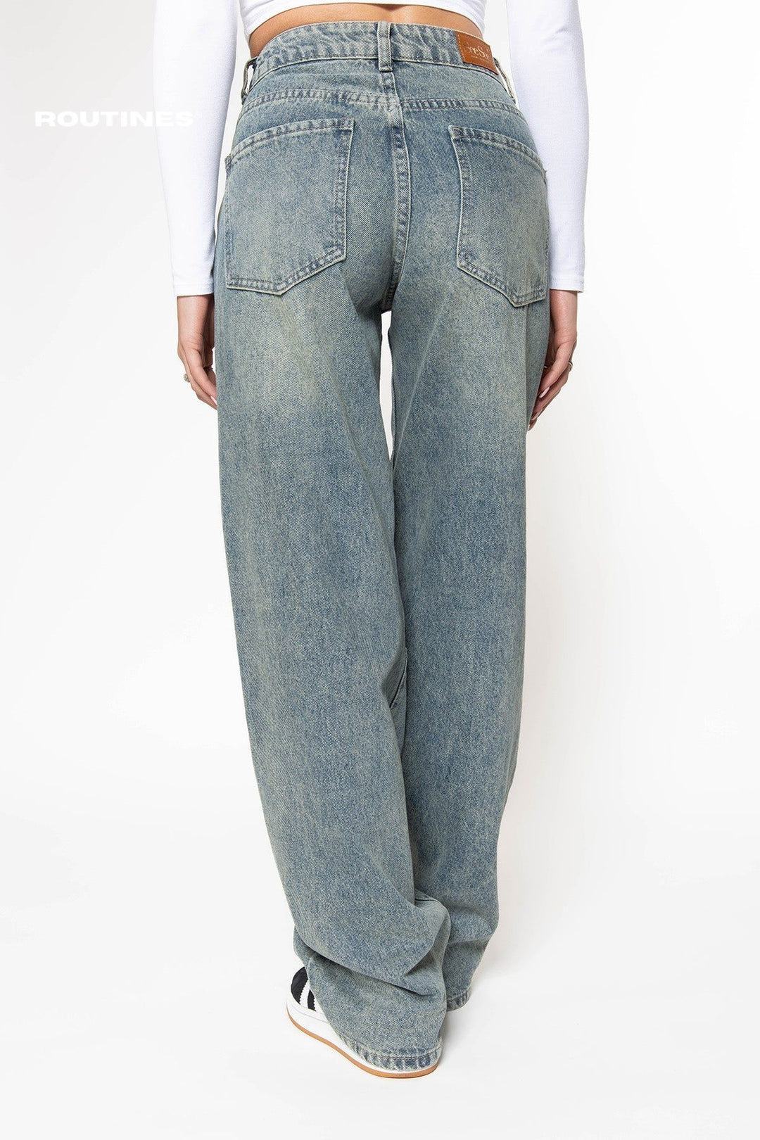 Lessi Lined Straight Leg Jeans Jeans Routines Fashion   