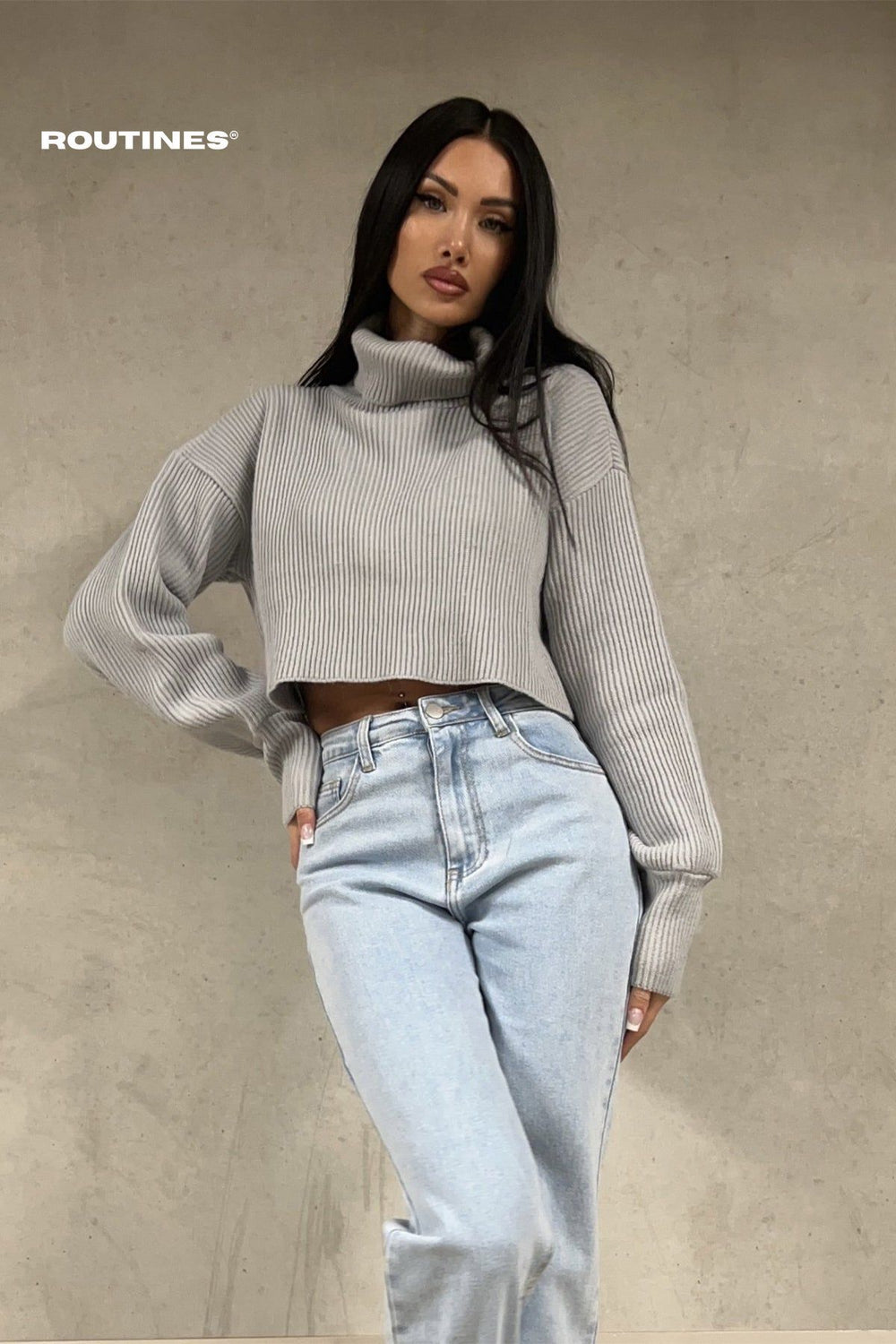 Remilia Stretch Straight Leg Jeans - EXTRA TALL Jeans Routines Fashion   
