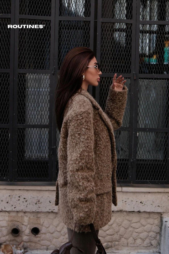 Routines Fluffy Oversized Blazer 2024109 Blazer Routines Fashion   