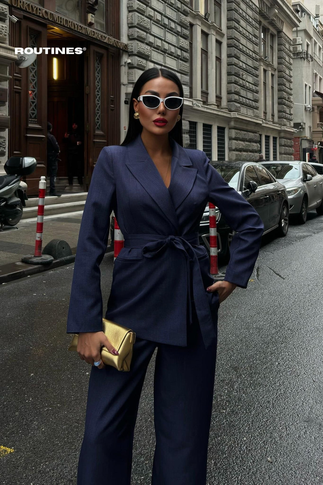 Routines Two Piece Suit - Denim Blue 10022 Set Routines Fashion
