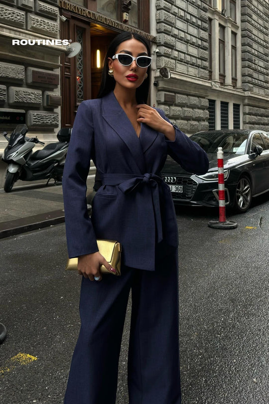 Routines Two Piece Suit - Denim Blue 10022 Set Routines Fashion