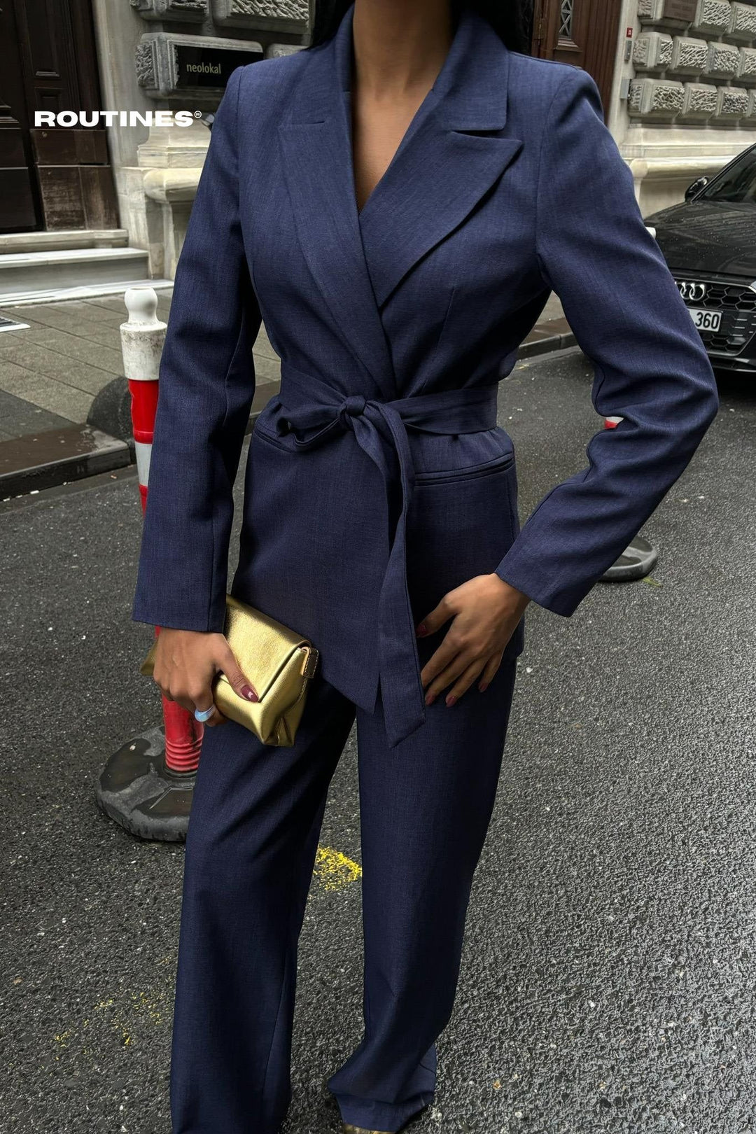 Routines Two Piece Suit - Denim Blue 10022 Set Routines Fashion