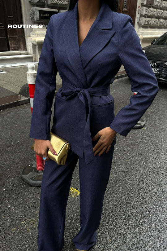 Routines Two Piece Suit - Denim Blue 10022 Set Routines Fashion