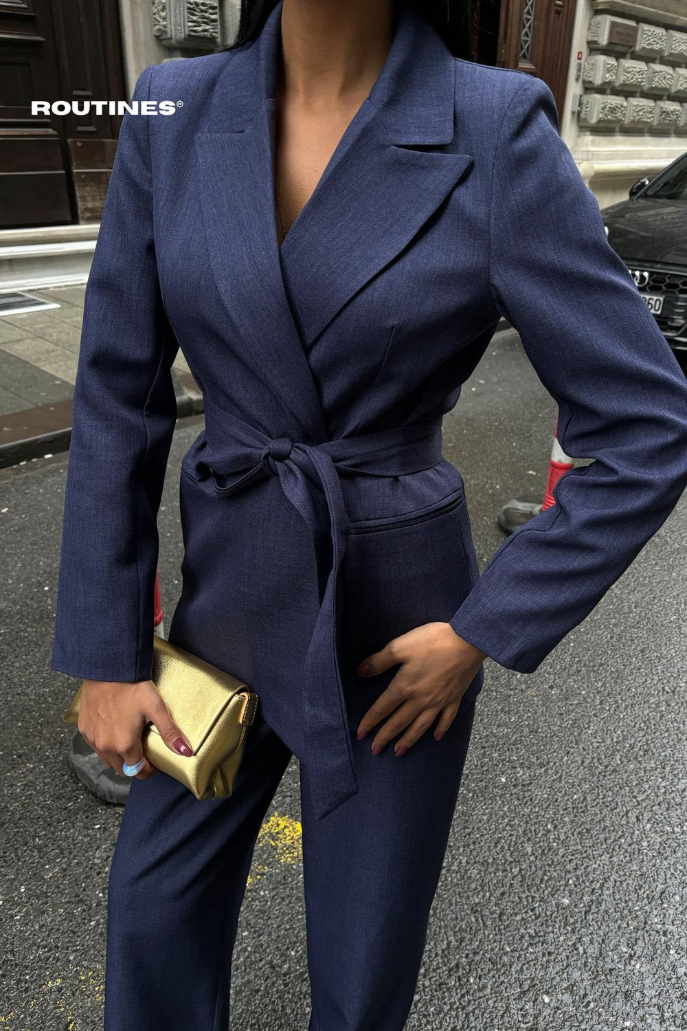 Routines Two Piece Suit - Denim Blue 10022 Set Routines Fashion