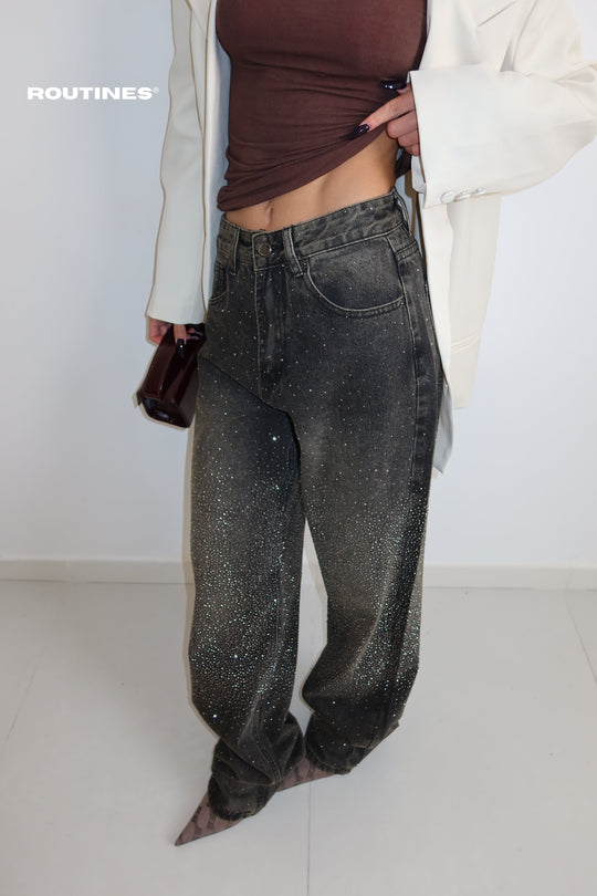 Routines Vintage Diamonds Straight Leg Jeans 3279 Jeans Routines Fashion