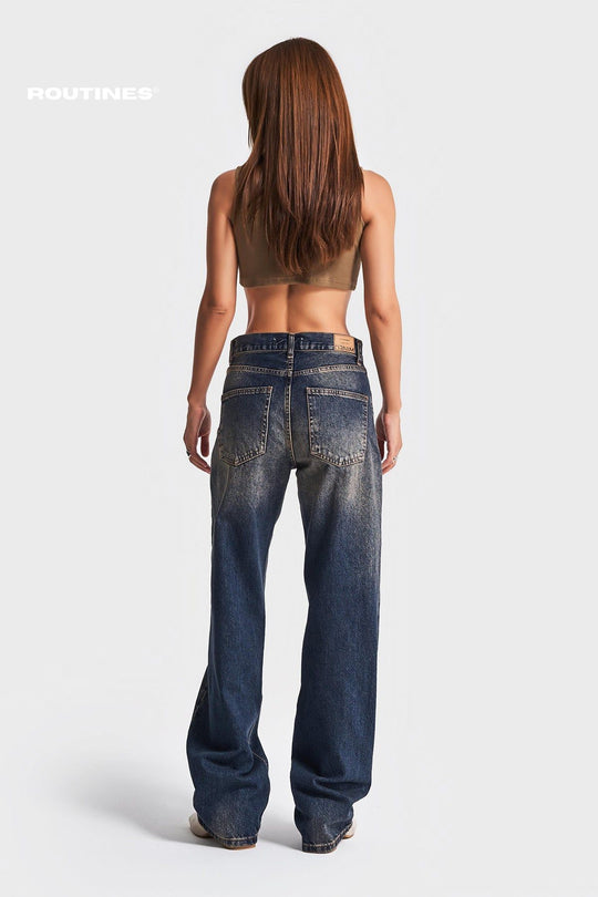 Routines Vintage Straight Leg Jeans 2880 Jeans Routines Fashion   