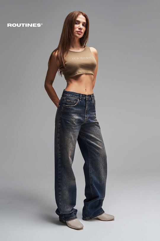 Routines Vintage Straight Leg Jeans 2880 Jeans Routines Fashion   