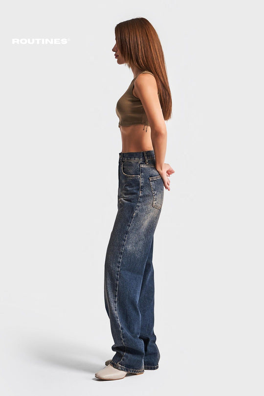 Routines Vintage Straight Leg Jeans 2880 Jeans Routines Fashion   