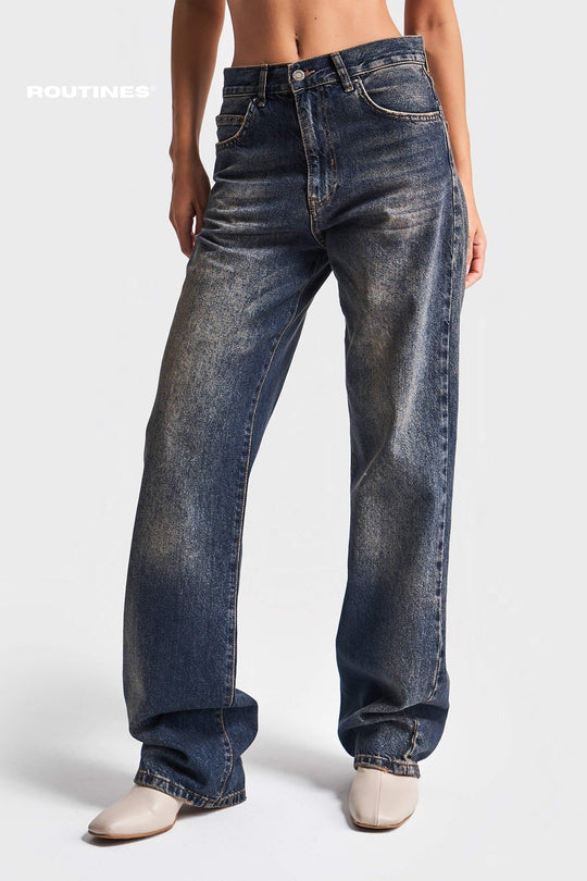 Routines Vintage Straight Leg Jeans 2880 Jeans Routines Fashion   