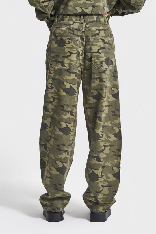 Routines Camouflage Baggy Skater Jeans 3472 Jeans Routines Fashion