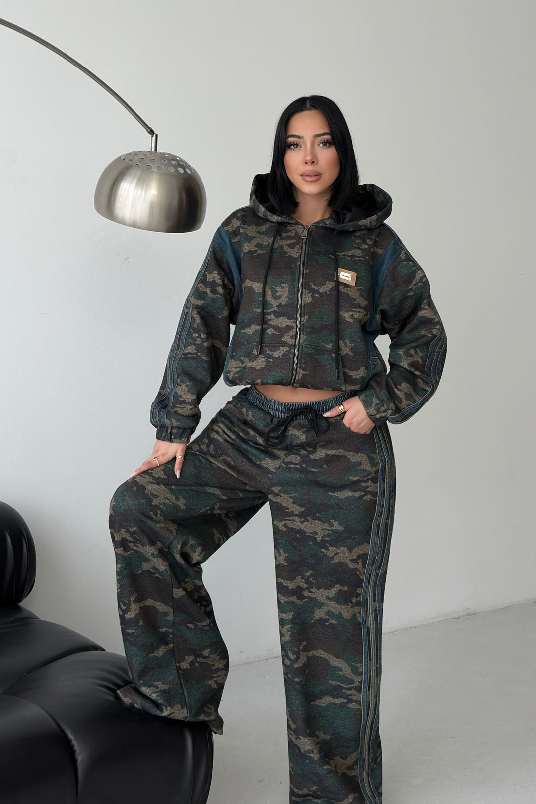 Routines Denim Striped Camouflage Tracksuit 1746