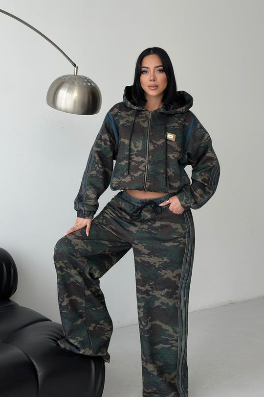 Routines Denim Striped Camouflage Tracksuit 1746