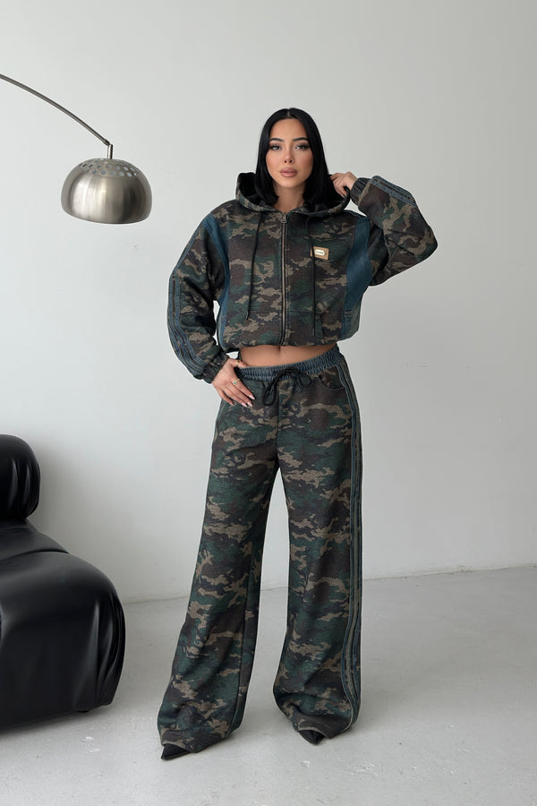 Routines Denim Striped Camouflage Tracksuit 1746
