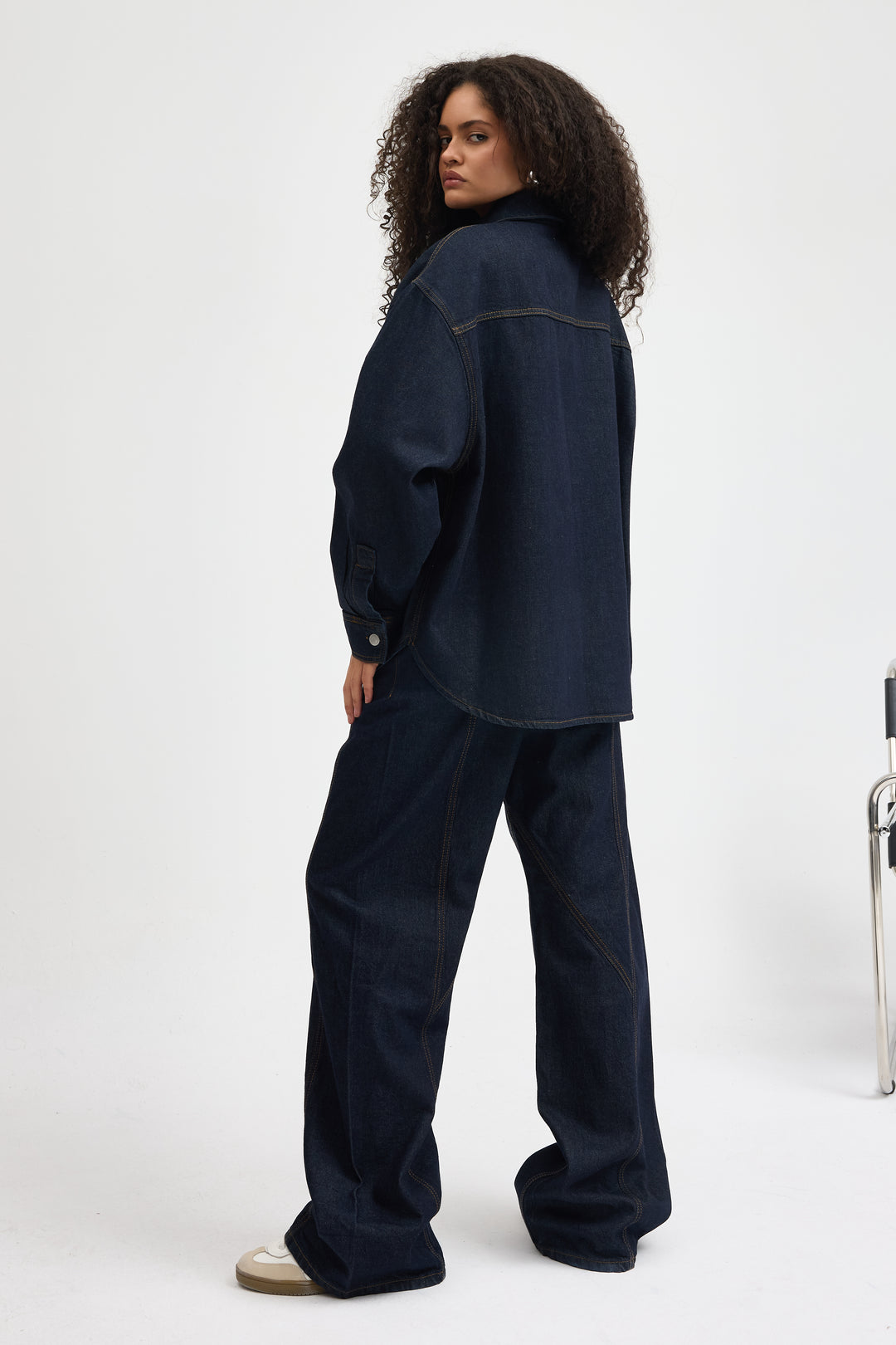 Routines Denim Two Piece Set - Dark Blue - Tall 1459-1