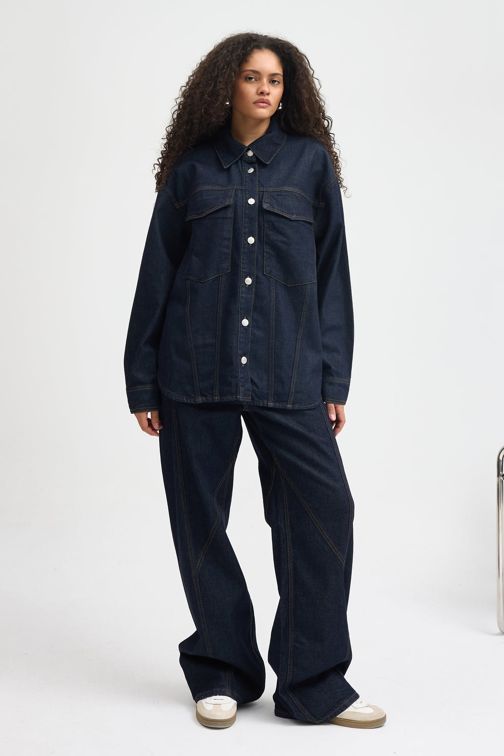 Routines Denim Two Piece Set - Dark Blue - Tall 1459-1