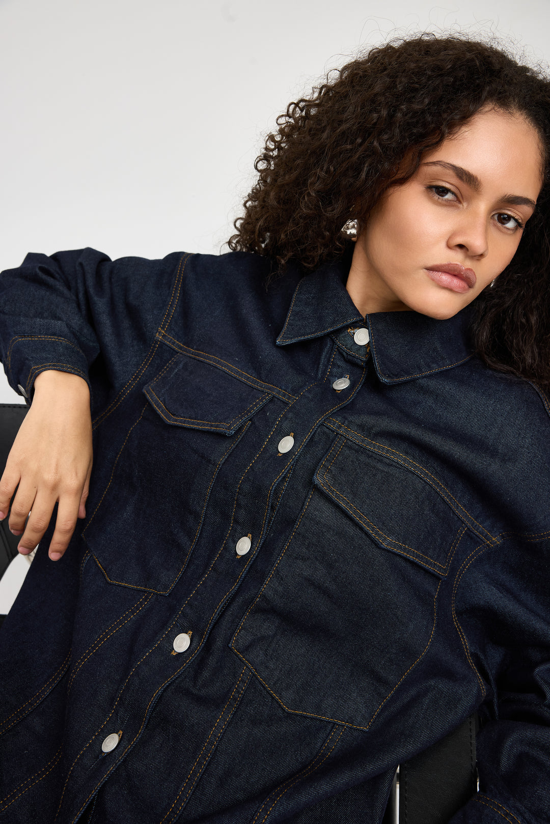 Routines Denim Two Piece Set - Dark Blue - Tall 1459-1