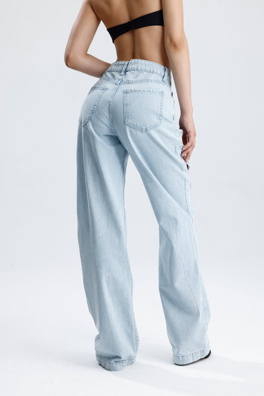 Routines Detaild Straight Leg Jeans 5198 Jeans Routines Fashion