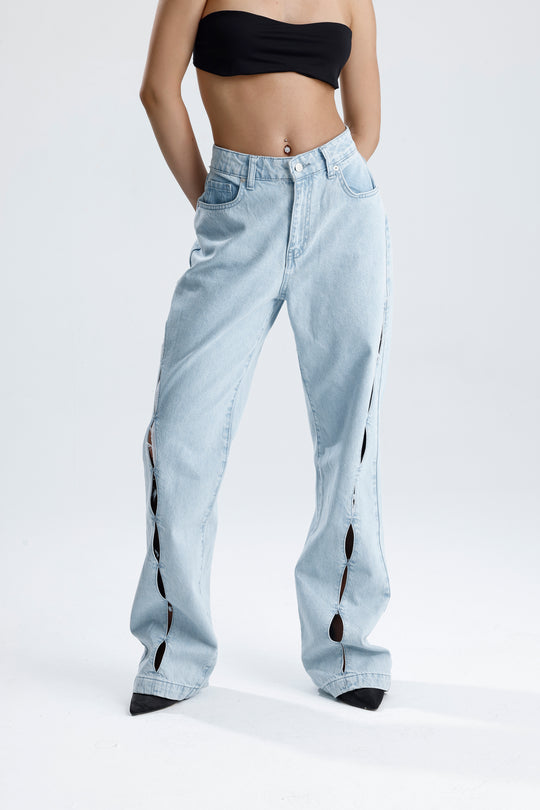 Routines Detaild Straight Leg Jeans 5198 Jeans Routines Fashion