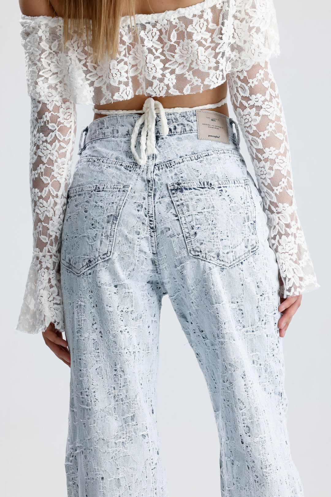 Routines Distressed Straight Leg Jeans 2574 Jeans Routines Fashion
