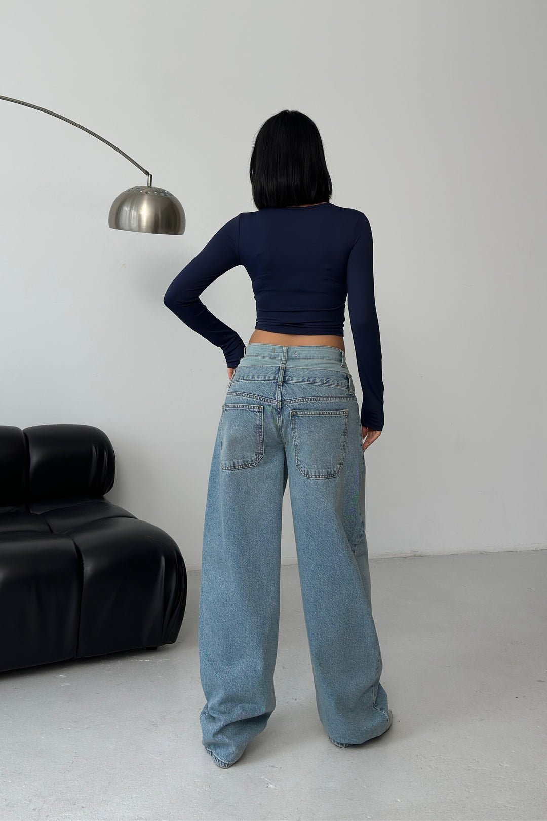 Routines Double Waist Barrel Jeans 4607