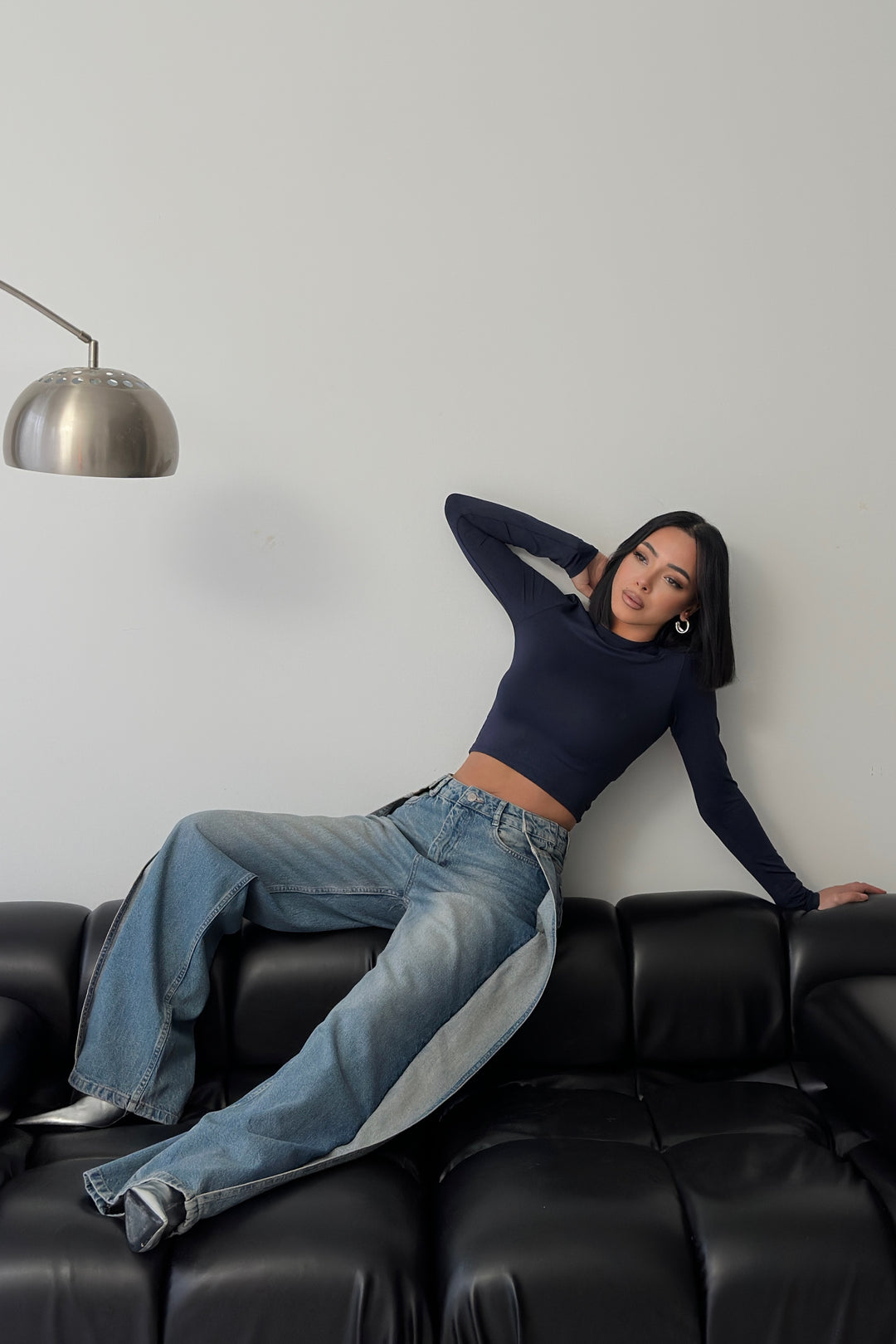 Routines Overlay Detail Jeans - Light Blue 3611 (PRE-ORDER) Jeans Routines Fashion