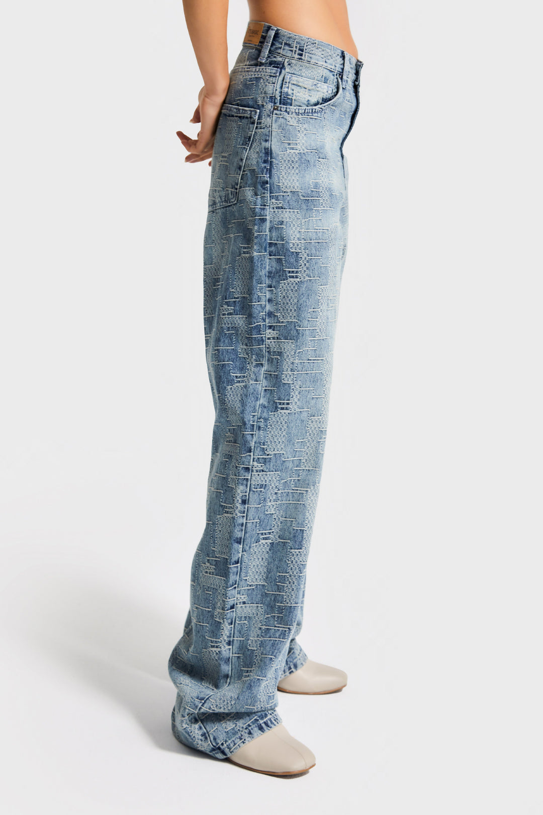 Routines Pattern Straight Leg Jeans 4425 Jeans Routines Fashion