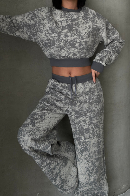 Routines Pattern Tracksuit - Grey 4336 Set Routines Fashion