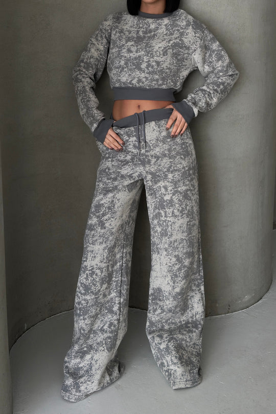 Routines Pattern Tracksuit - Grey 4336 Set Routines Fashion