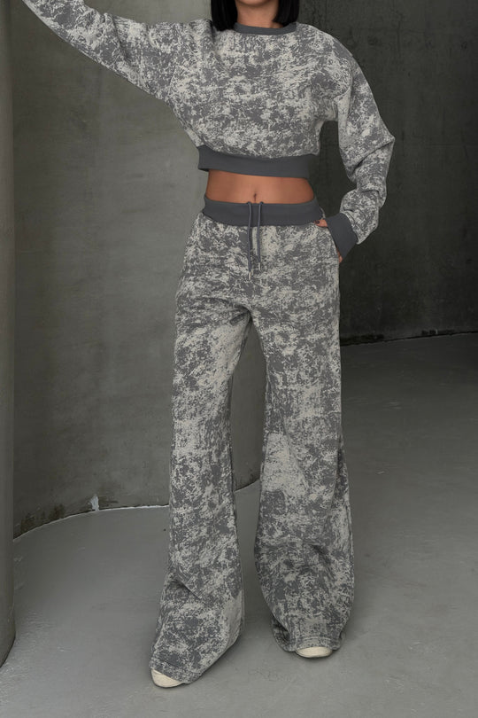 Routines Pattern Tracksuit - Grey 4336 Set Routines Fashion