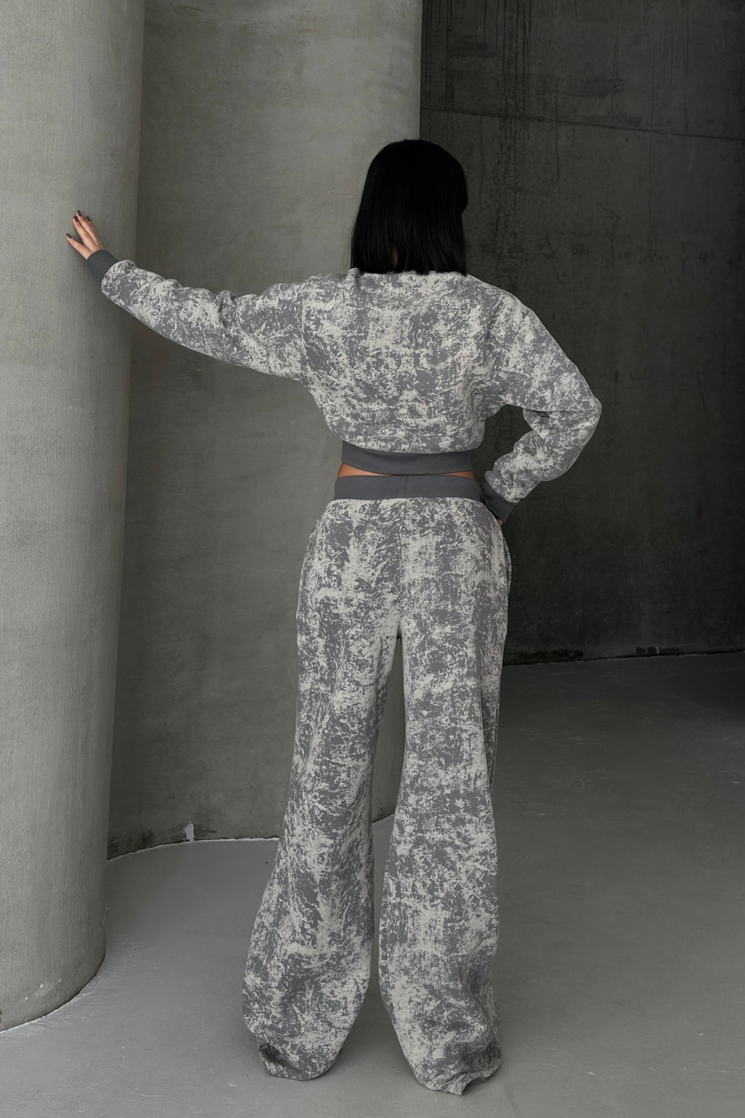 Routines Pattern Tracksuit - Grey 4336 Set Routines Fashion