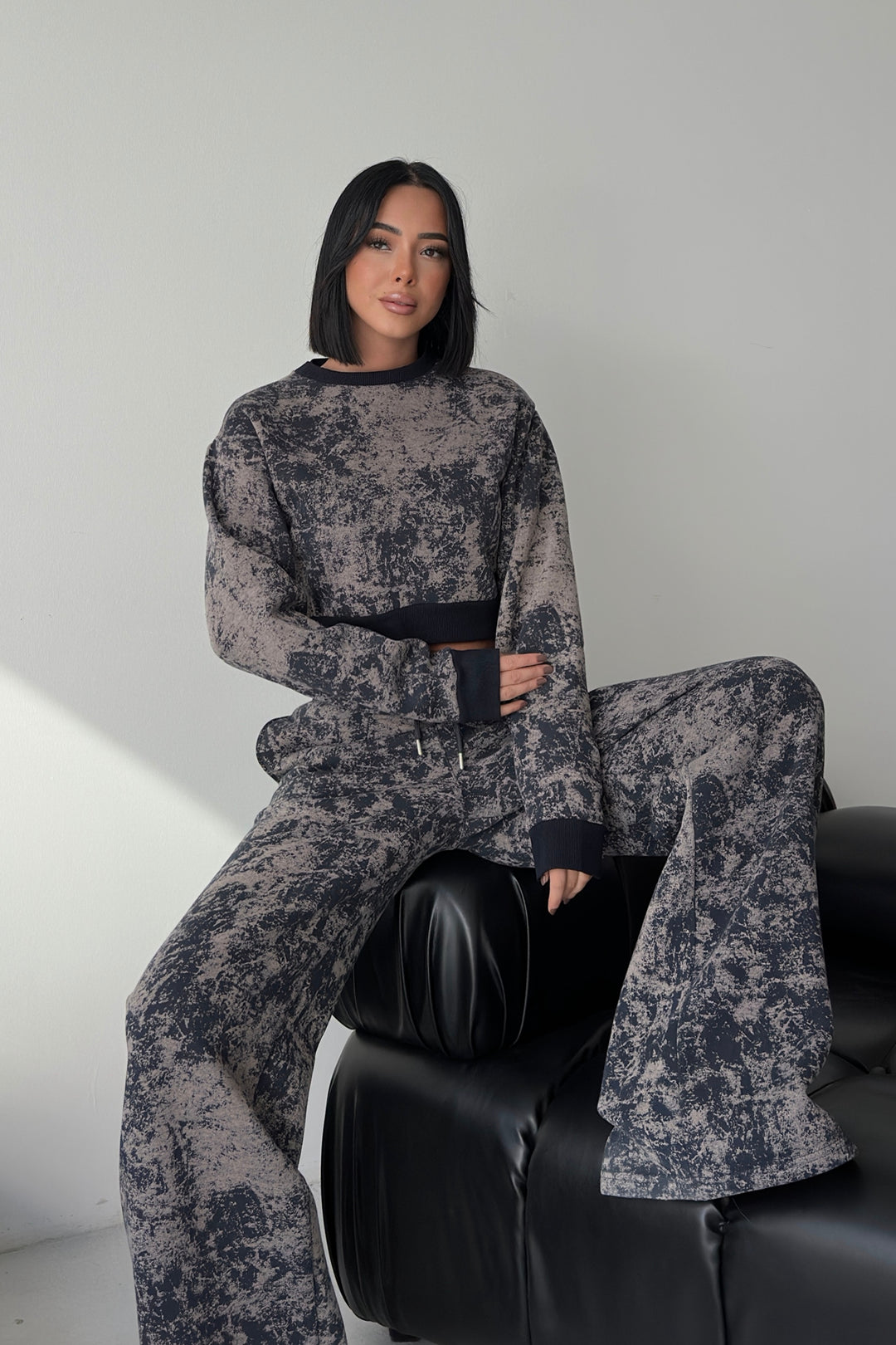 Routines Pattern Tracksuit - Navy Blue 4335 Set Routines Fashion