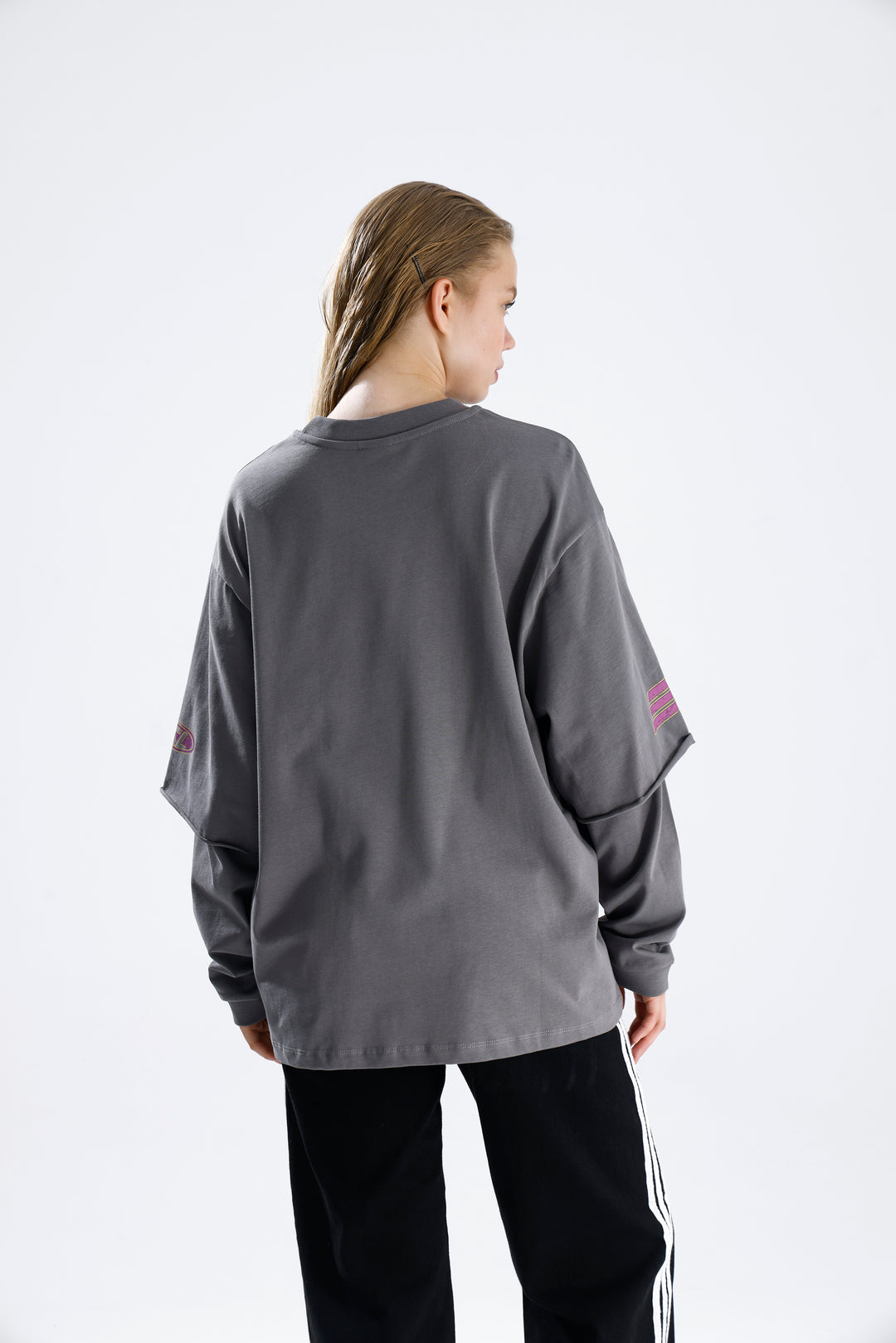 Routines Racer Longsleeves Shirt - Grey 1917 T-Shirt Routines Fashion