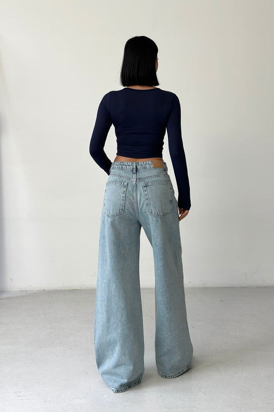 Routines Rings Detail Baggy Jeans 4573