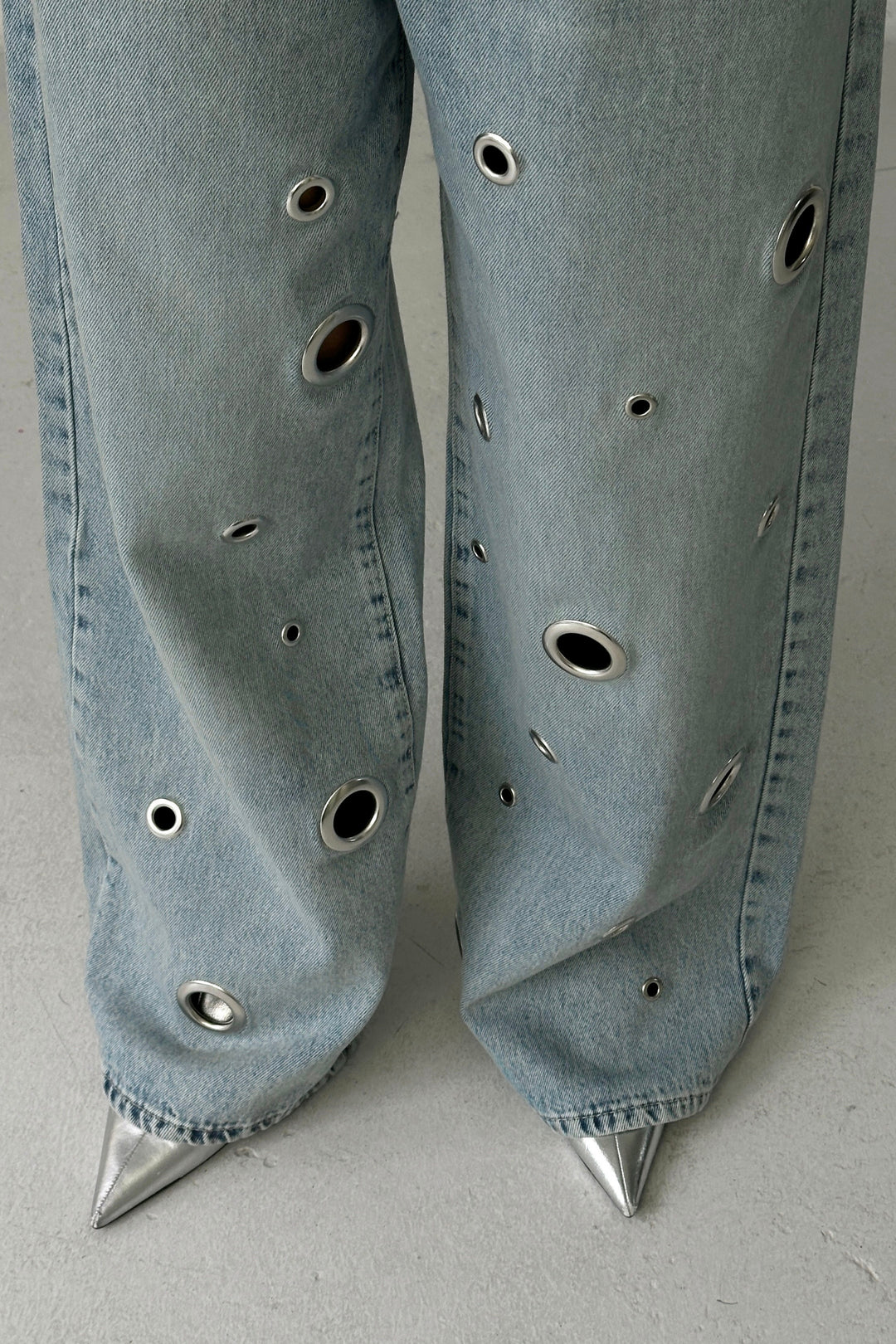 Routines Rings Detail Baggy Jeans 4573