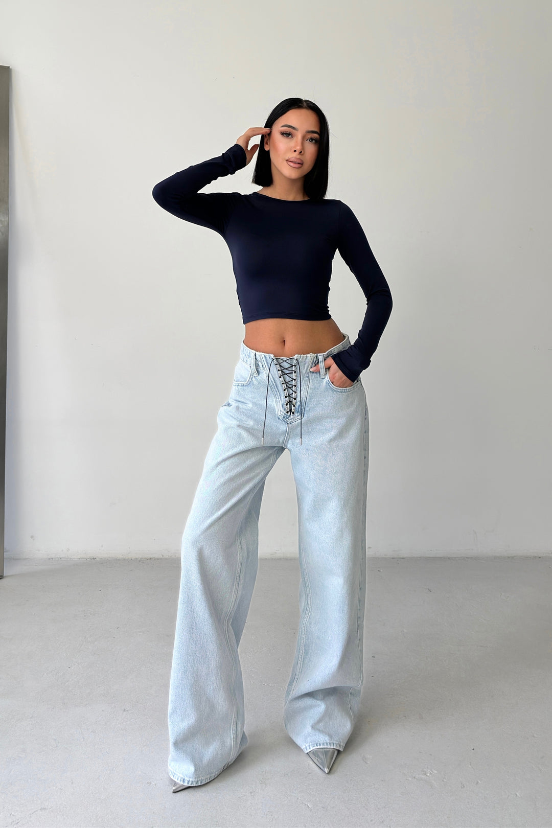 Routines Rope Detail Straight Jeans 1600