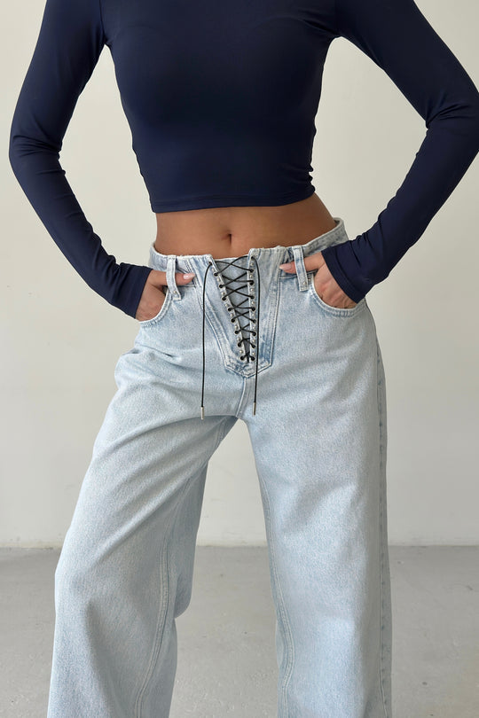 Routines Rope Detail Straight Jeans 1600