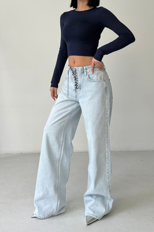 Routines Rope Detail Straight Jeans 1600