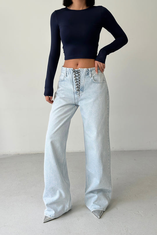 Routines Rope Detail Straight Jeans 1600