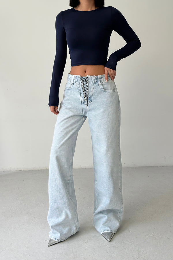 Routines Rope Detail Straight Jeans 1600