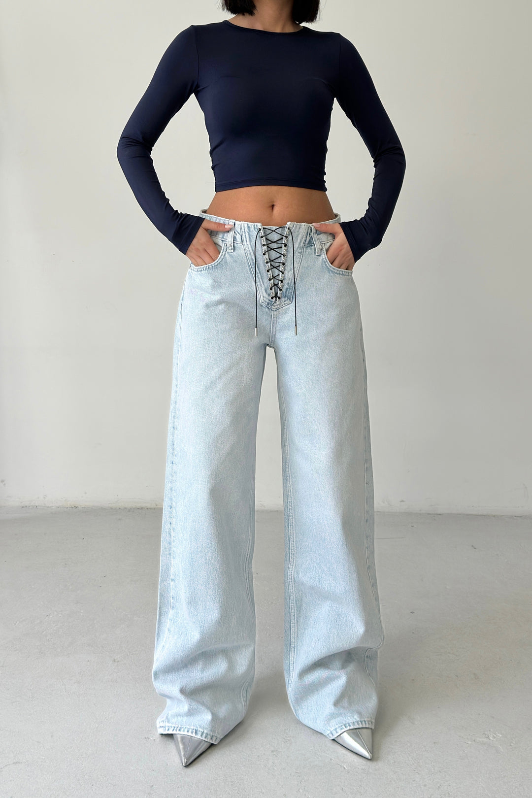 Routines Rope Detail Straight Jeans 1600