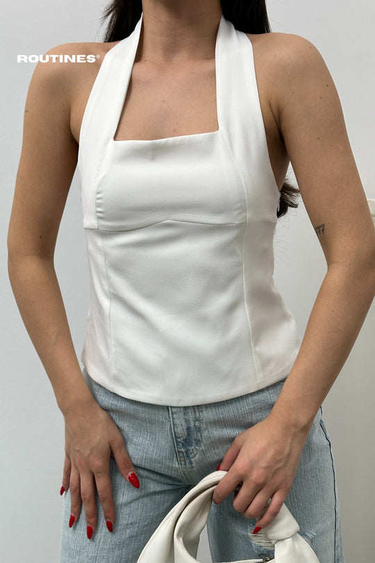 Routines Strap Top - White 52215033 Top Routines Fashion