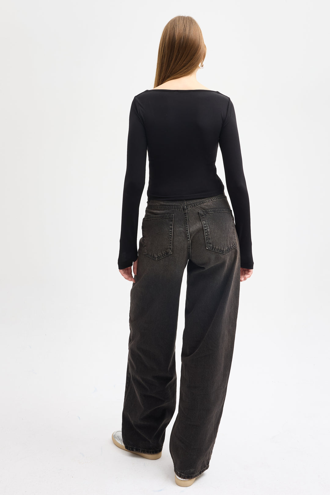 Routines Stretch Crop Top - Black 10133 Top Routines Fashion