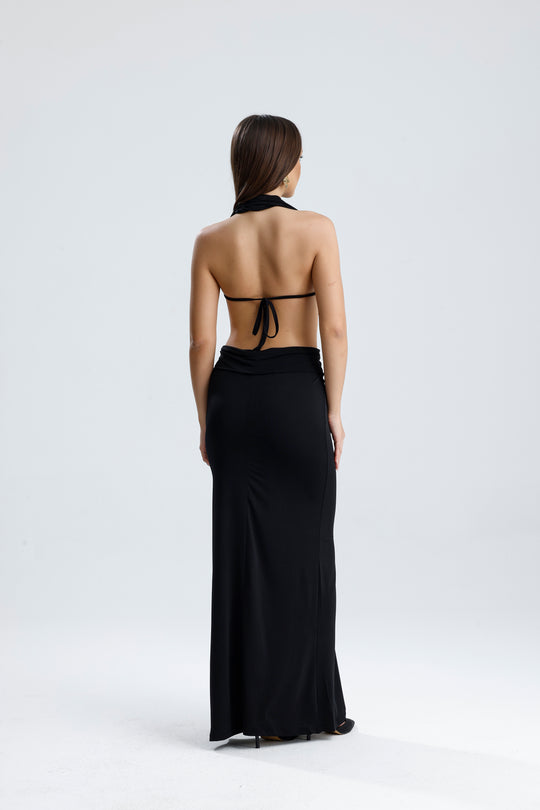 Routines Stretch Cutout Dress - Black 2514 Dress Routines Fashion