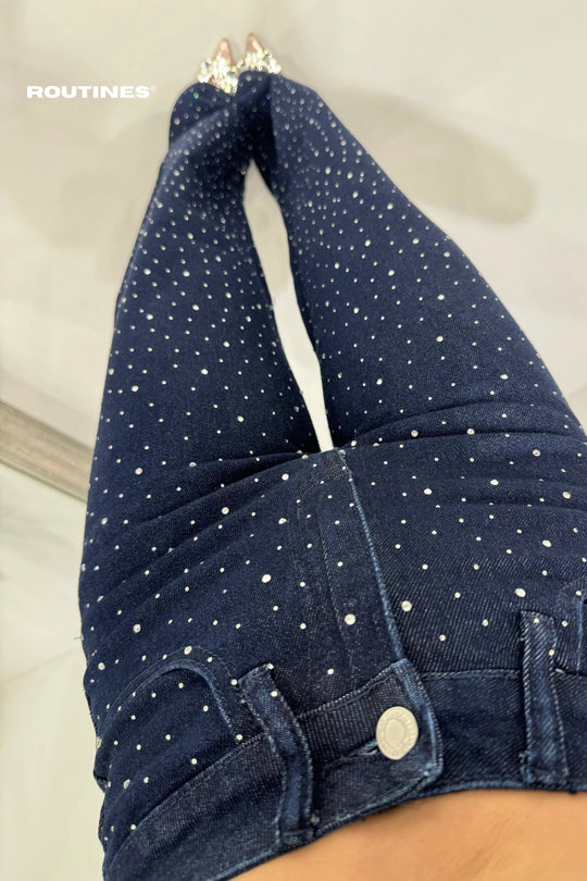 Routines Stretch Diamonds Two Piece Denim Set 2527 Set Routines Fashion